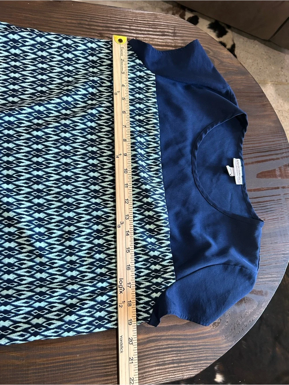 Liz Lange Navy Maternity Shift Dress - Picture 4 of 5